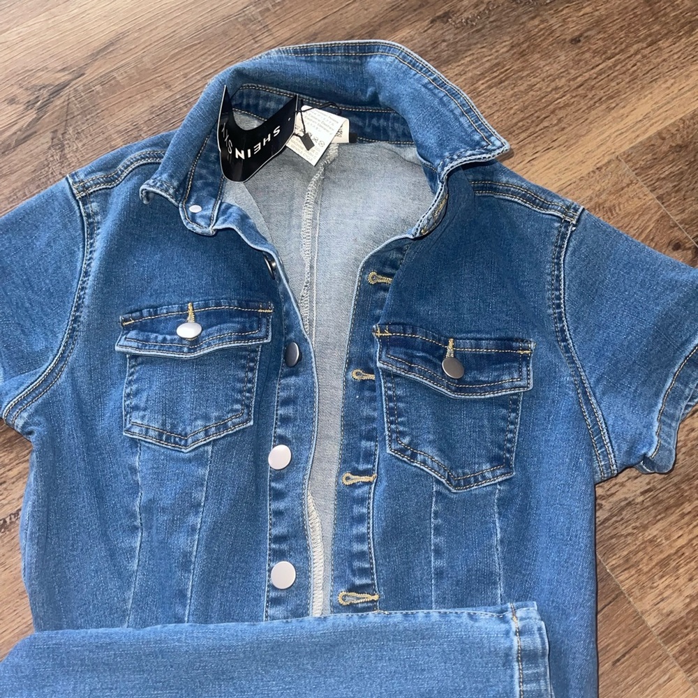 SHEIN JEAN JUMPSUIT